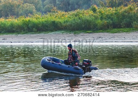 Ob River, Verkh-suzun, Suzun District, Novosibirsk Region, Western Siberia, Russia-september 22, 201