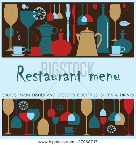 Restaurace menu design