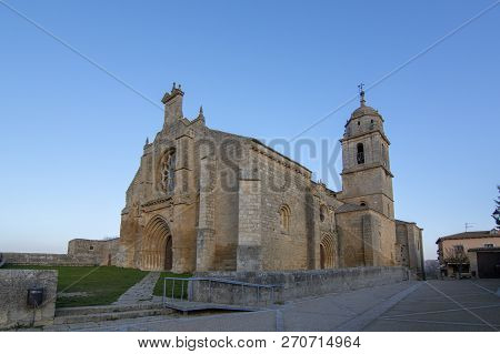 Santa Mari­a Del Manzano, Castrojeriz In Burgos, Spain