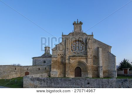 Santa Mari­a Del Manzano, Castrojeriz In Burgos, Spain