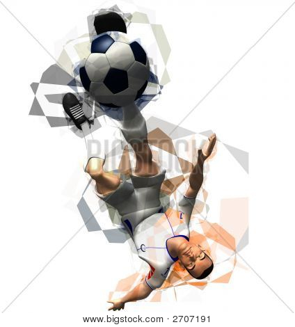 Giocatore di gioco del calcio