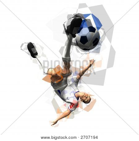 Giocatore di gioco del calcio
