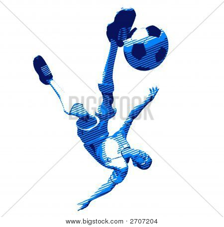Giocatore di gioco del calcio