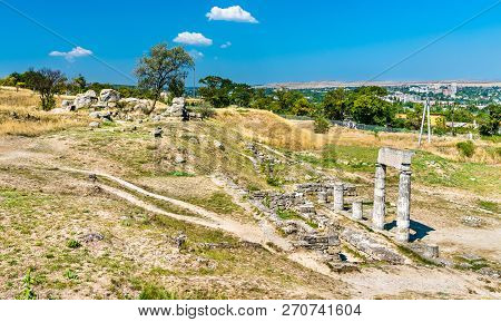 Ruins Of Panticapaeum, An Ancient Greek City In Kerch - Crimean Peninsula