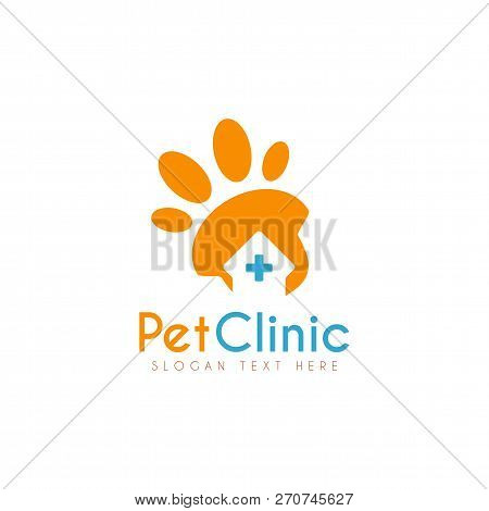 Vector Pet Medical Clinic Health Design Logo Template