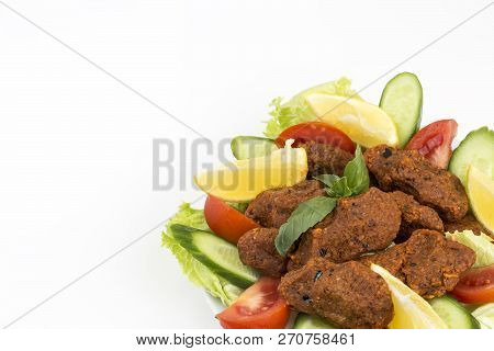 Traditional Delicious Turkish Foods; Bulgur Kofte (cig Kofte)