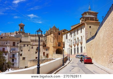 Chinchilla Montearagon by Saint James Way of Levante at La Mancha Spain