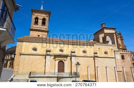 Chinchilla Montearagon by Saint James Way of Levante at La Mancha Spain