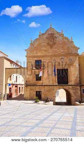 Chinchilla Montearagon by Saint James Way of Levante at La Mancha Spain