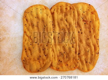 Tortas de canamones bread from Castile La Mancha in Spain