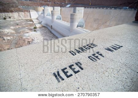 Wandering Around Hoover Dam On Lake Mead In Nevada And Arizona