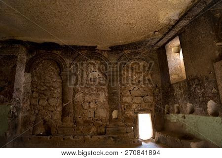 Interior Of The Temple. Inside Of Church Of St. John The Baptist, Vaftizci Yahya, Cavusin Village, C