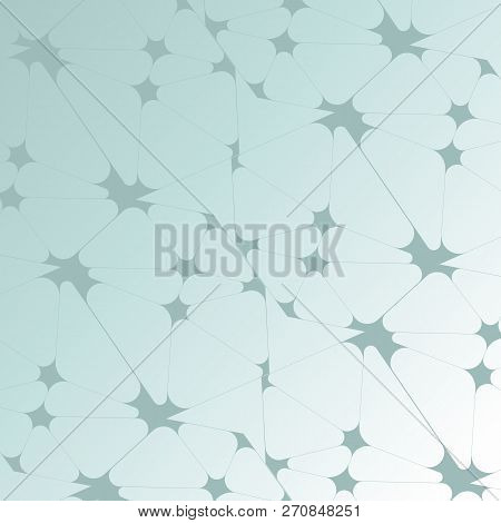 Vector Neural Network. Neural Connected Together With A Stains And Clots In Space