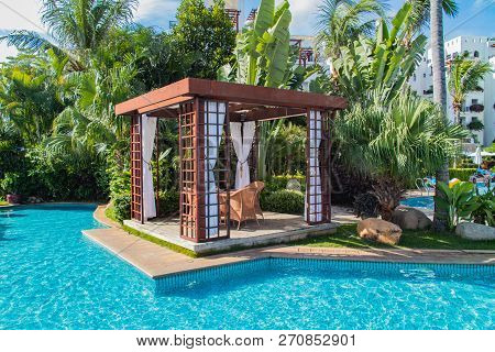 The Beautiful Relaxing Area In The Hotel In China