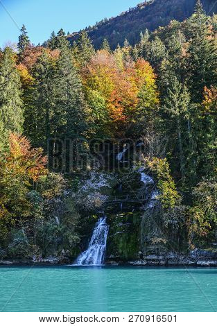 Beautiful Scenery Of Lake Brienz, Switzerland