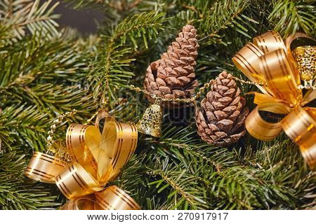 Adven decoration made of branches and flowers