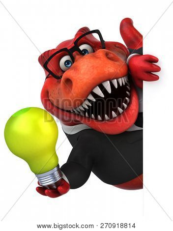 Fun Trex - 3D Illustration