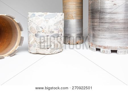 Different Kinds Of Diamond Drill With Concrete And Concrete Iron