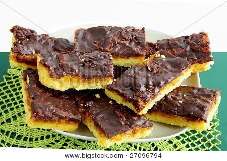 เค้กอร่อย ด้วยช็อคโกแลปกเรียกว่า MAZUREK