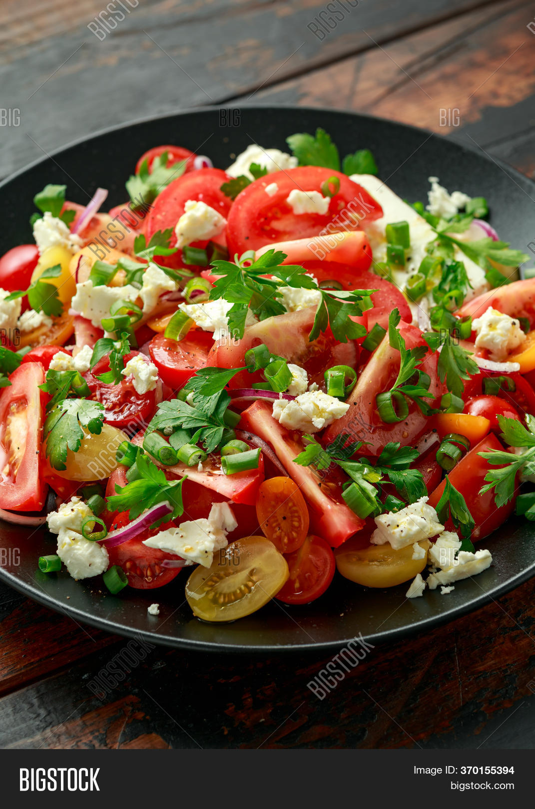 Tomato Salad Feta Image & Photo (Free Trial) Bigstock