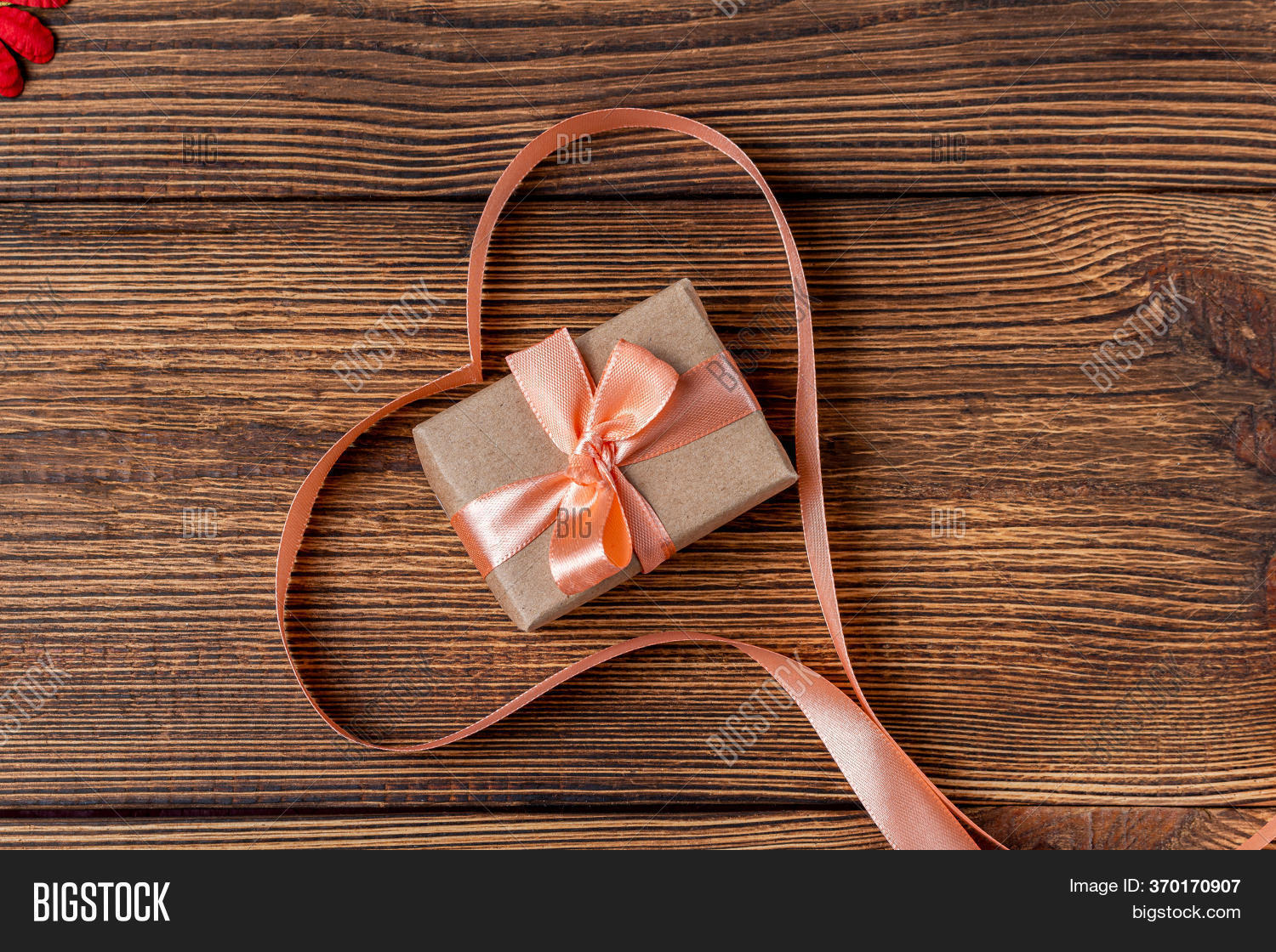 Heart Shaped Ribbon On Image & Photo (Free Trial) | Bigstock