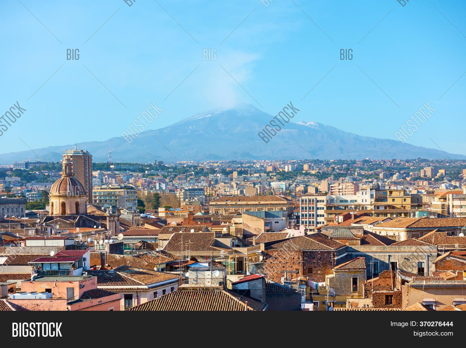 Roofs Old Town Catania Image & Photo (Free Trial) | Bigstock