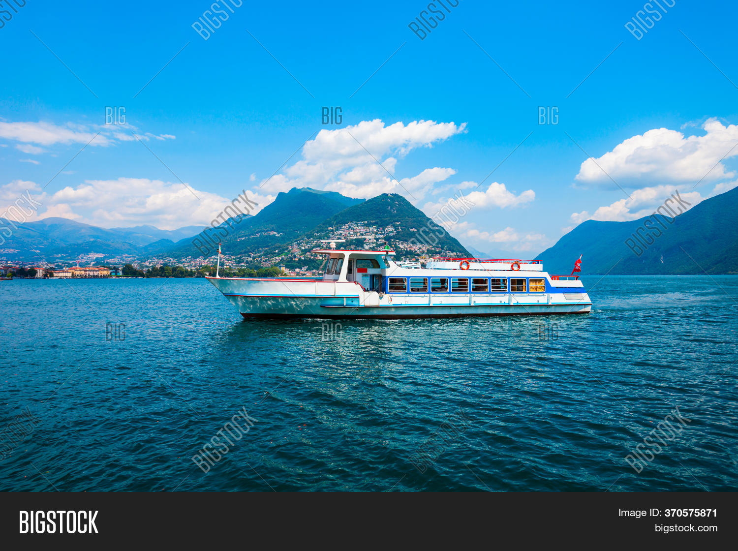Tourist Boat Lugano Image & Photo (Free Trial) Bigstock