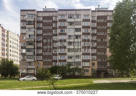 Apartment Building Based On A Post-soviet Architecture Style In A Slavutych City, Purposely Built Fo