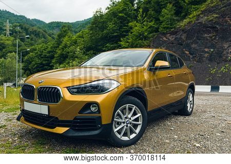 Russia Sochi Krasnaya Polyana June 4, 2020. New Golden City Suv Bmw X2