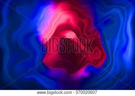 Abstract Fluid Background With A Colour Mix Of Blue, Purple, Pink And Red