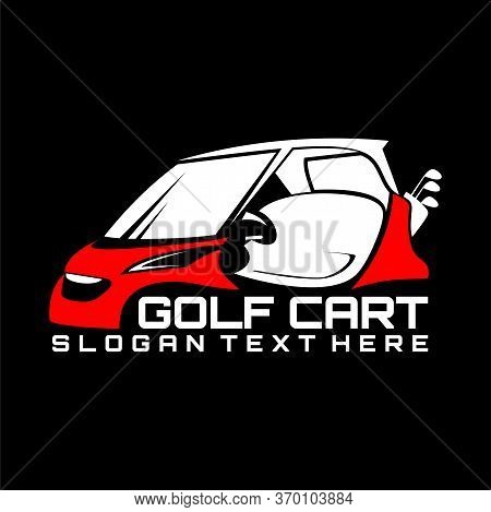 Golf Cart Logo Design Icon Vector Illustration