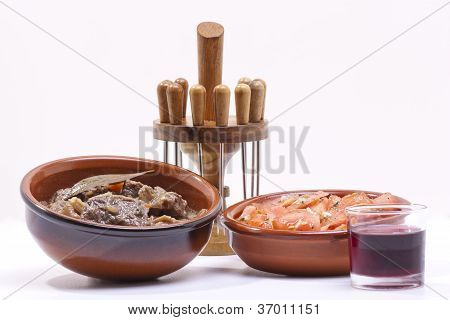 eingehende Platte
