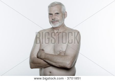 Expressive Senior Man