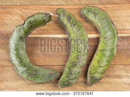 Fresh Inga Fruit. The Guama Fruit Tropical And Exotic From South America