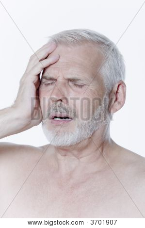 Expressive Senior Man