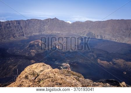 Cha Das Caldeiras View From Pico Do Fogo In Cape Verde, Africa