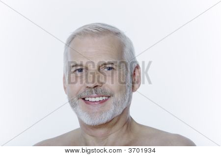Expressive Senior Man
