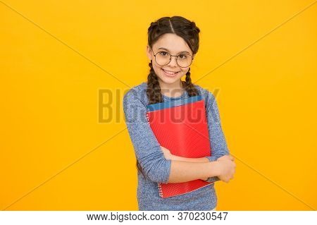 School That Makes You Proud. Happy Kid Back To School. Little Child Hold Books. Knowledge Day. Septe