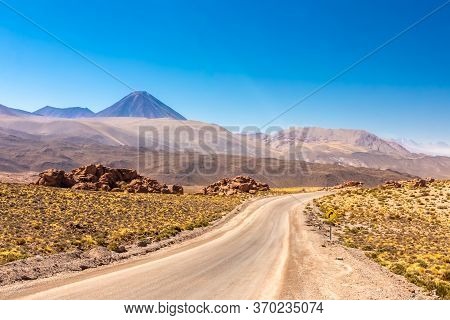 Scenic Road In The Atacama Desert, Chile