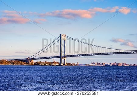 Verrazzano Narrows Bridge that connects Staten Island To Brooklyn