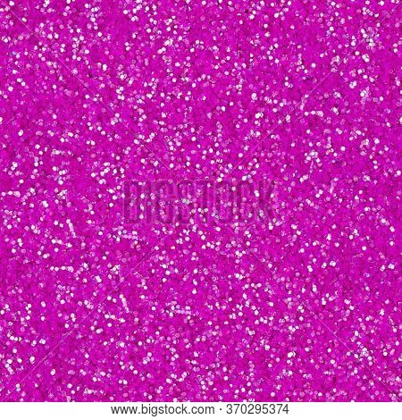 Elegant Cotrast Pink Glitter, Sparkle Confetti Texture. Christmas Abstract Background, Seamless Patt
