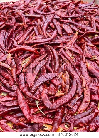 Dried Red Hot Chili Peppers