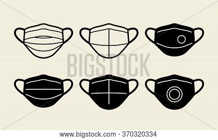 Face Mask Illustration For Posters, Flyers, Cards, Stickers, And Professional Design.