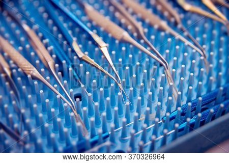 Consultation With An Ophthalmologist. Medical Equipment. Coreometry.