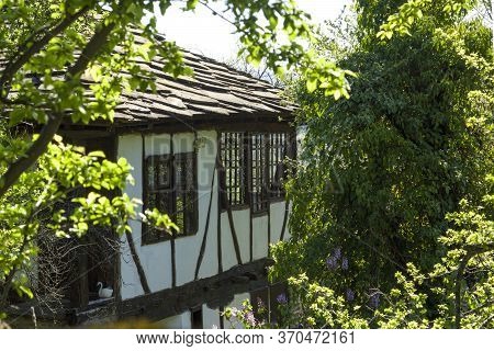Staro Stefanovo, Bulgaria - April 9, 2014: Old Houses At Historical Village Of Staro Stefanovo, Love