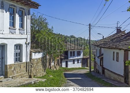 Staro Stefanovo, Bulgaria - April 9, 2014: Old Houses At Historical Village Of Staro Stefanovo, Love