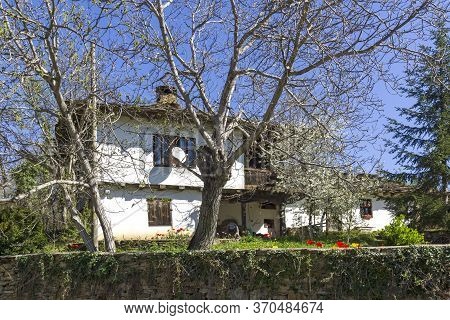 Staro Stefanovo, Bulgaria - April 9, 2014: Old Houses At Historical Village Of Staro Stefanovo, Love