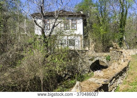Staro Stefanovo, Bulgaria - April 9, 2014: Old Houses At Historical Village Of Staro Stefanovo, Love