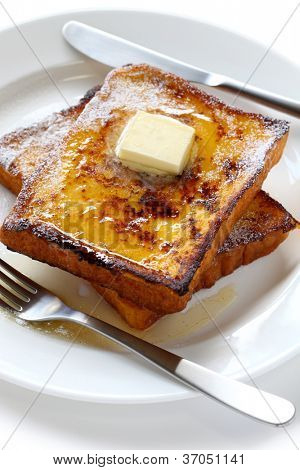 Egg nog french toast