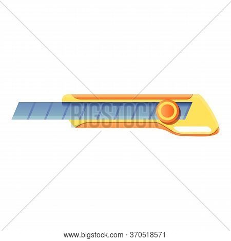 Metal Cutter Icon. Cartoon Of Metal Cutter Vector Icon For Web Design Isolated On White Background